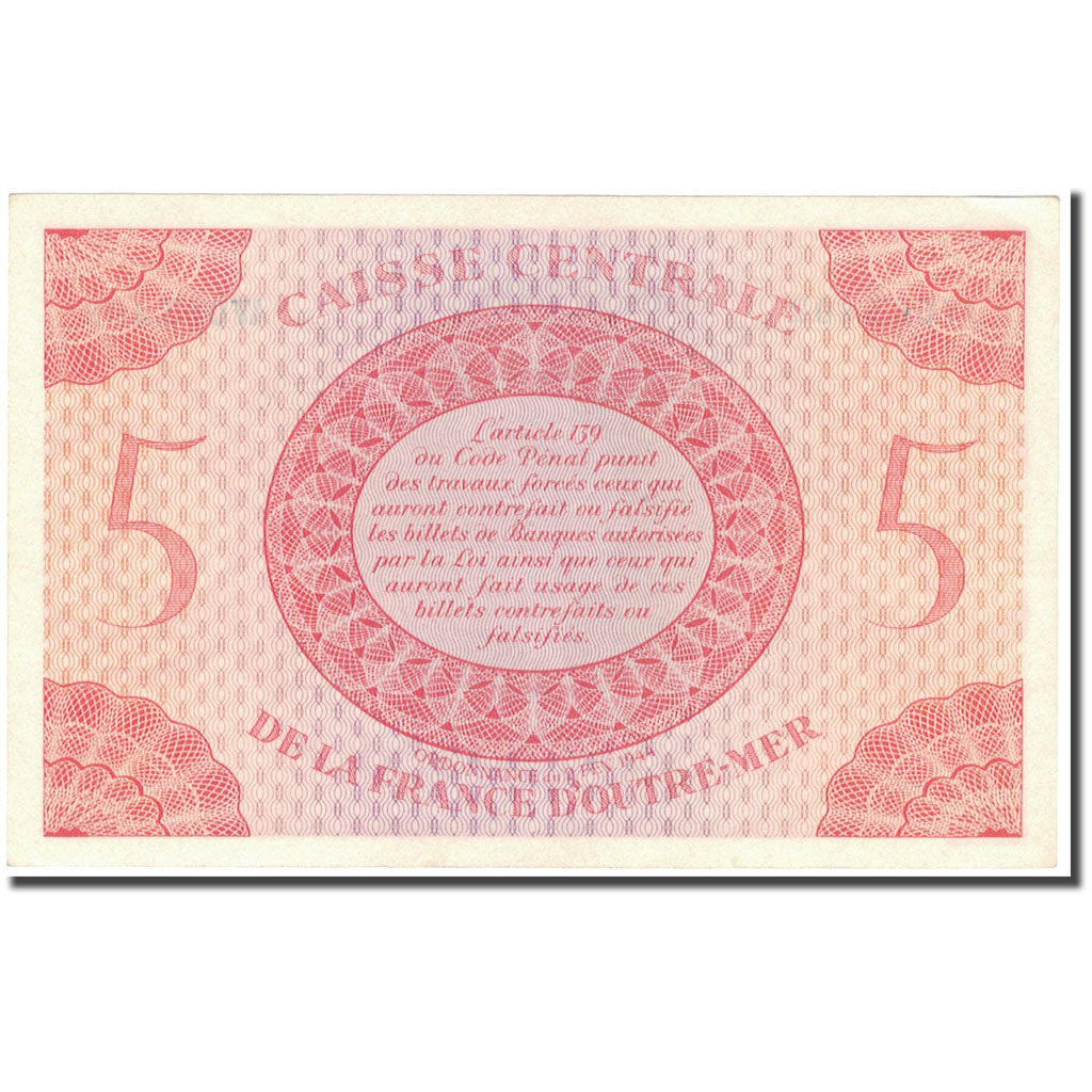 Französisch-Äquatorialafrika, 5 Francs, SS+, KM:15b