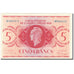 Africa equatoriale francese, 5 Francs, BB+, KM:15b