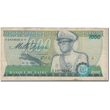 Billet, Zaïre, 1000 Zaïres, 1985, 1985-11-24, KM:31a, TB