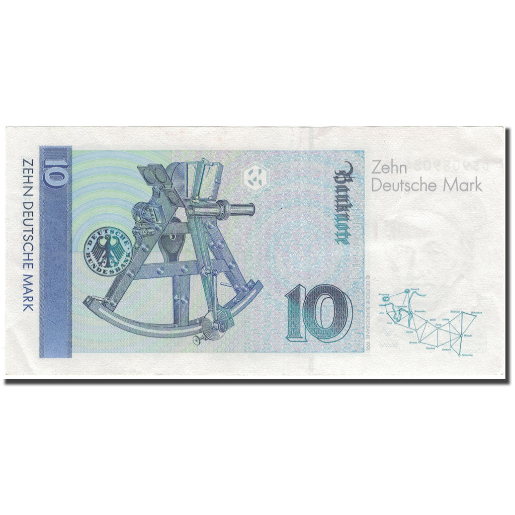 Banknote, GERMANY - FEDERAL REPUBLIC, 10 Deutsche Mark, 1993, 1993-10-01