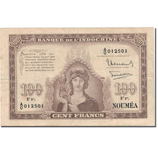 Billet, Nouvelle-Calédonie, 100 Francs, 1942, Undated (1942), KM:44, TTB