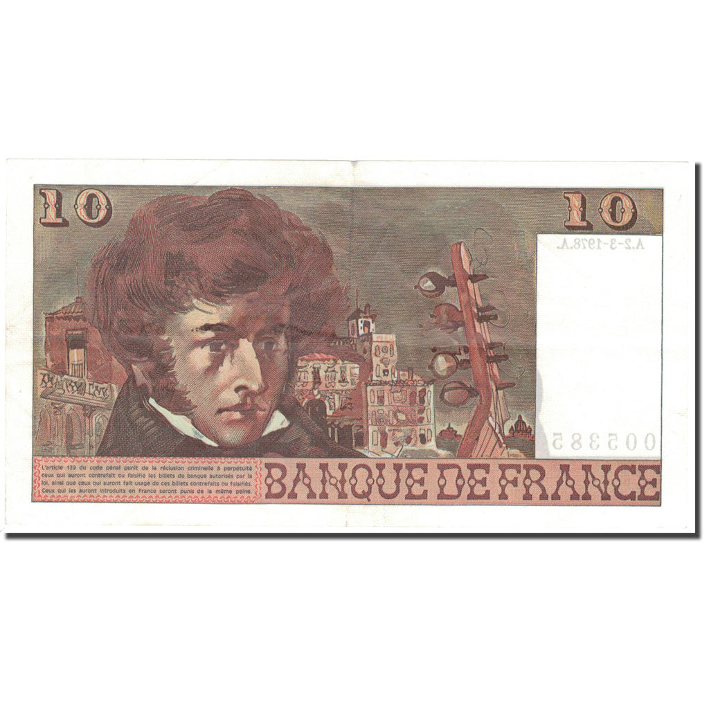 Frankreich, 10 Francs, Berlioz, 1978, P. A.Strohl-G.Bouchet-J.J.Tronche