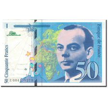 Francja, 50 Francs, St Exupéry, 1992, AU(55-58), Fayette:72.1b, KM:157a