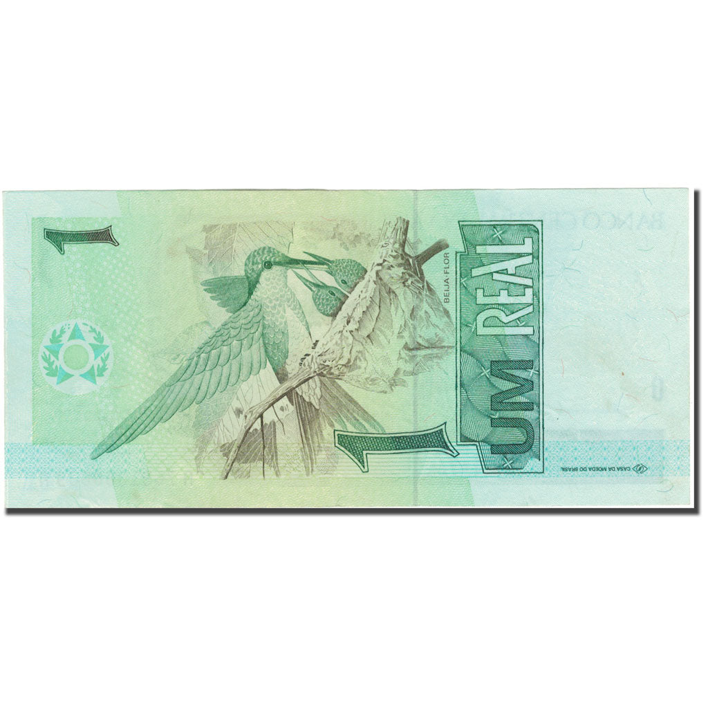 Geldschein, Brasilien, 1 Réal, KM:243Aa, UNZ-