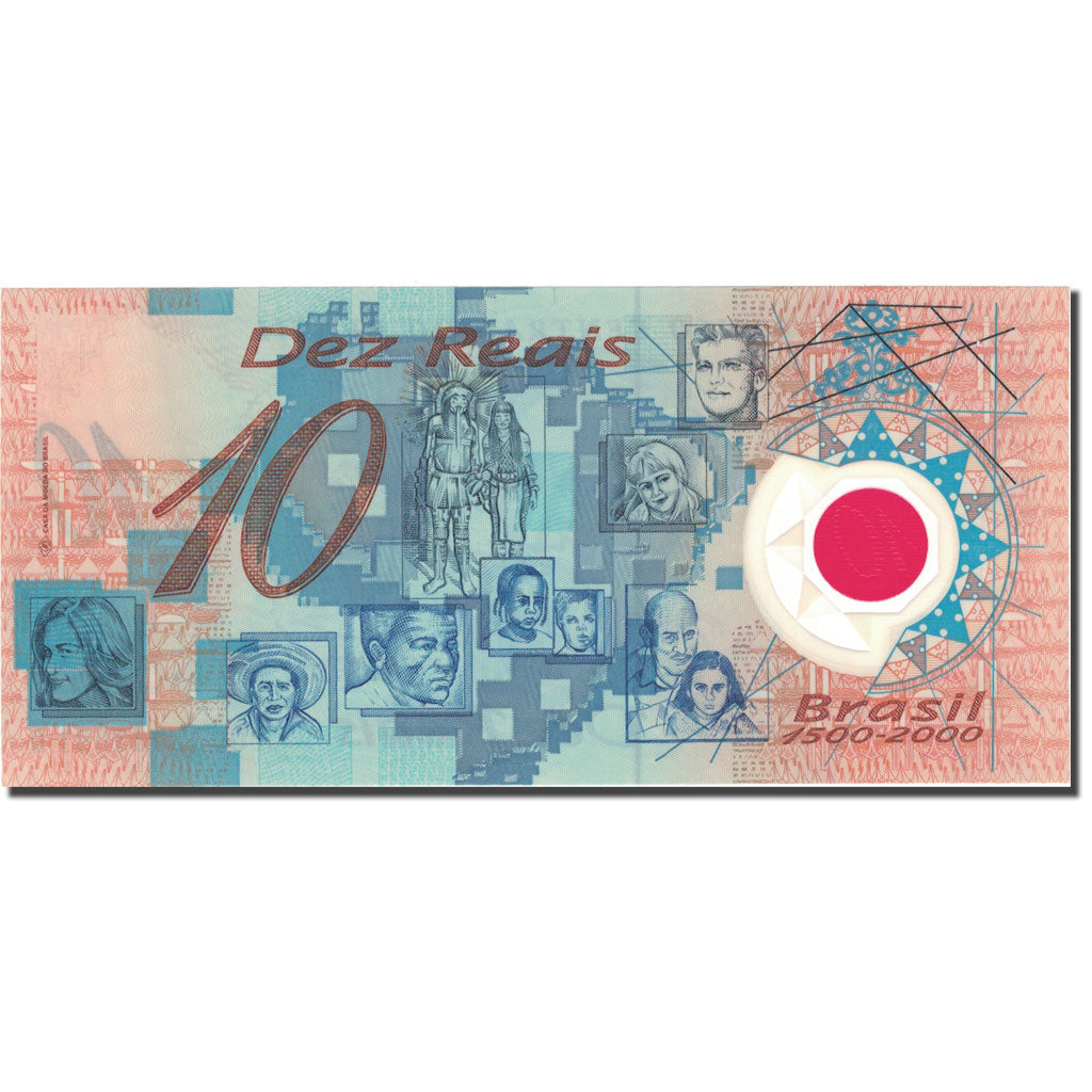 Geldschein, Brasilien, 10 Reais, KM:248a, UNZ-