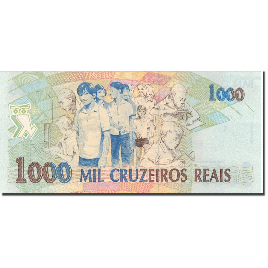 Billete, 1000 Cruzeiros Reais, Brasil, KM:240, SC+
