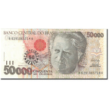 Billet, Brésil, 50 Cruzeiros Reais on 50,000 Cruzeiros, KM:237, SPL+