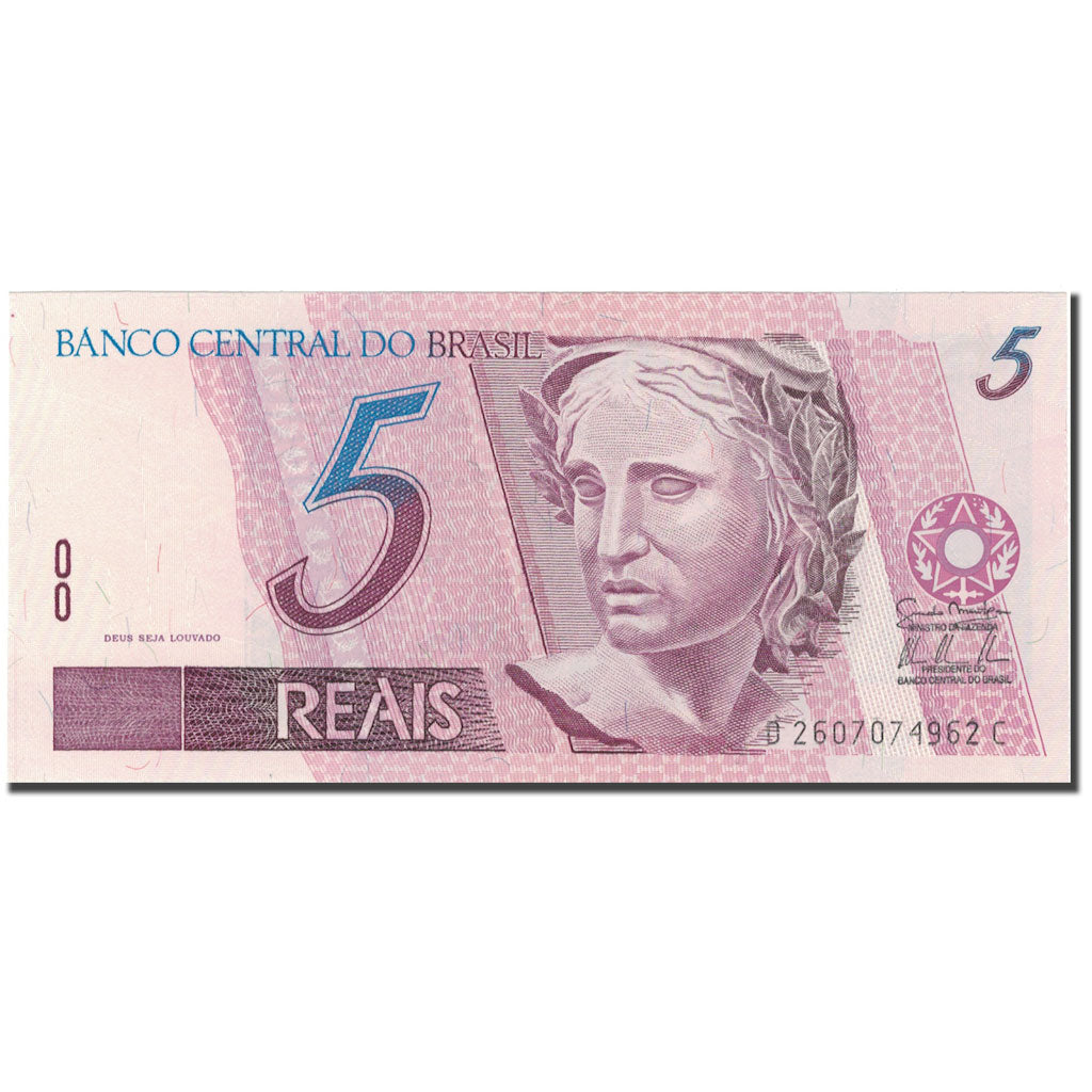 Banconote, Brasile, 5 Reais, KM:244Ad, SPL+