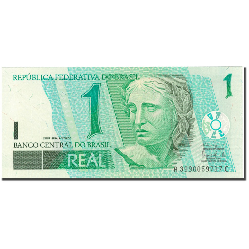 Geldschein, Brasilien, 1 Réal, KM:251a, UNZ-