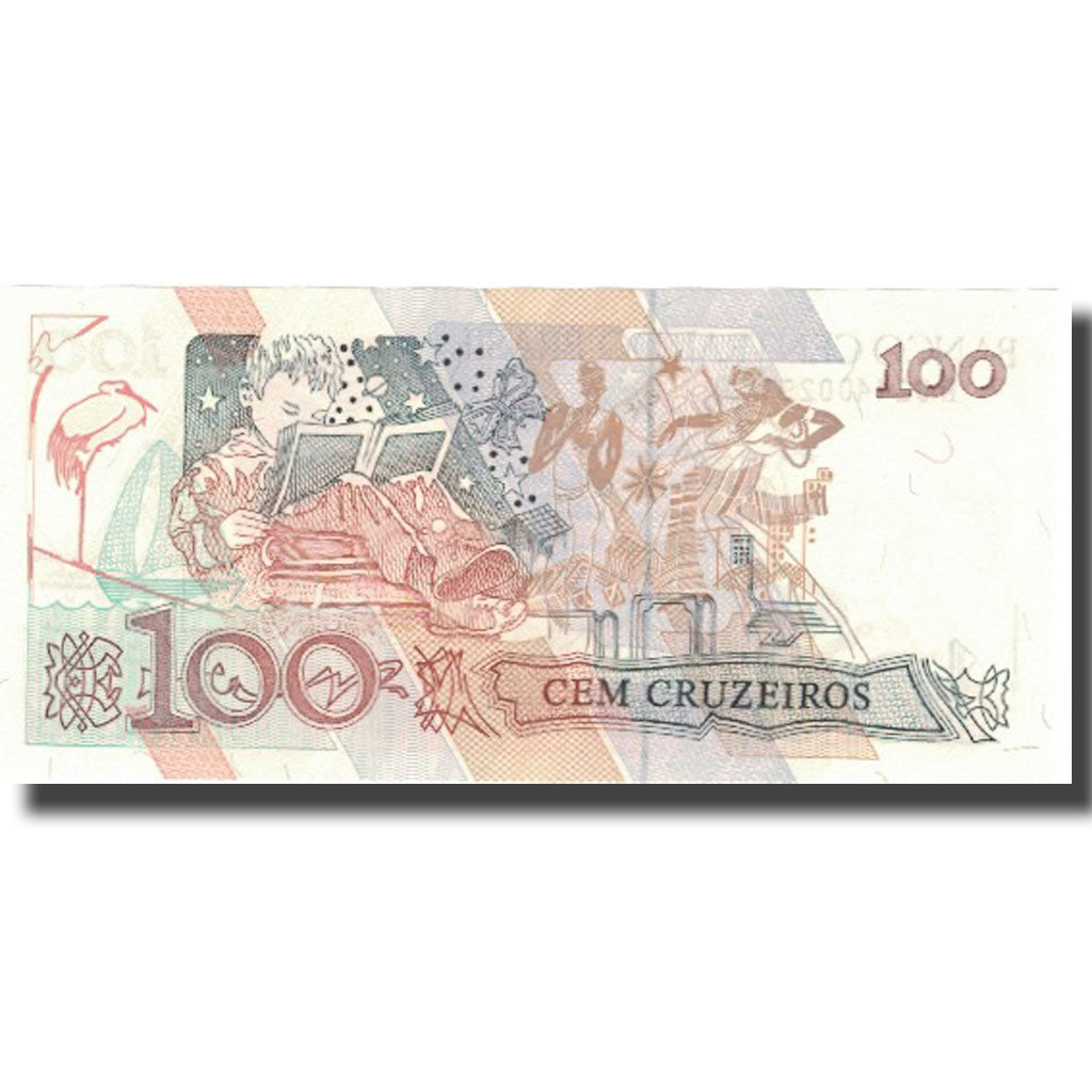 Banknot, Brazylia, 100 Cruzeiros, KM:228, UNC(64)