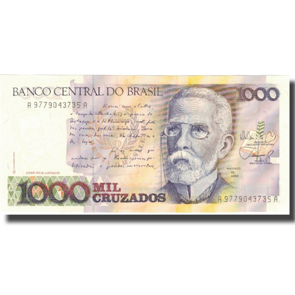 Banconote, Brasile, 1000 Cruzados, KM:213b, SPL+