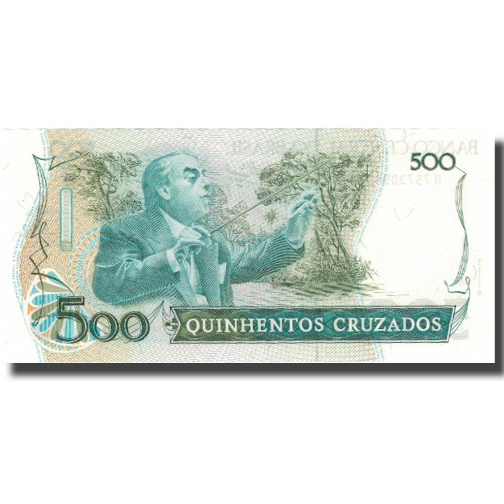 Geldschein, Brasilien, 500 Cruzados, KM:212c, UNZ-