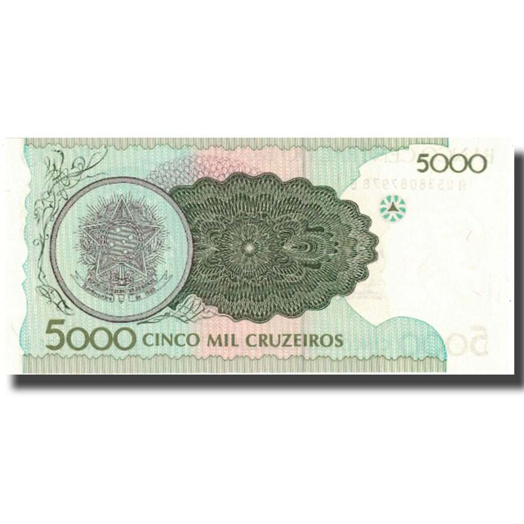 Geldschein, Brasilien, 5000 Cruzeiros, KM:227, UNZ-
