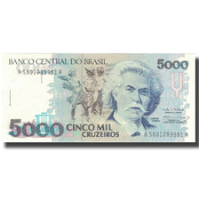 Geldschein, Brasilien, 5000 Cruzeiros, KM:232b, UNZ-