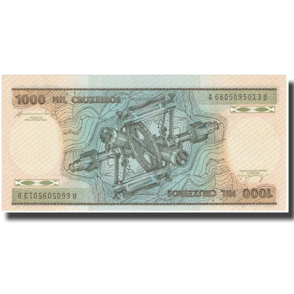 Banknot, Brazylia, 1000 Cruzeiros, KM:201b, UNC(64)