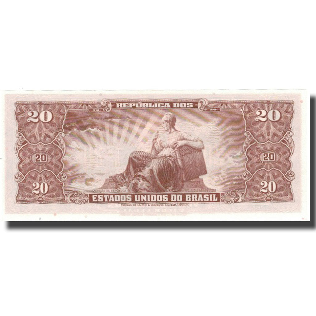 Geldschein, Brasilien, 20 Cruzeiros, KM:178, UNZ-