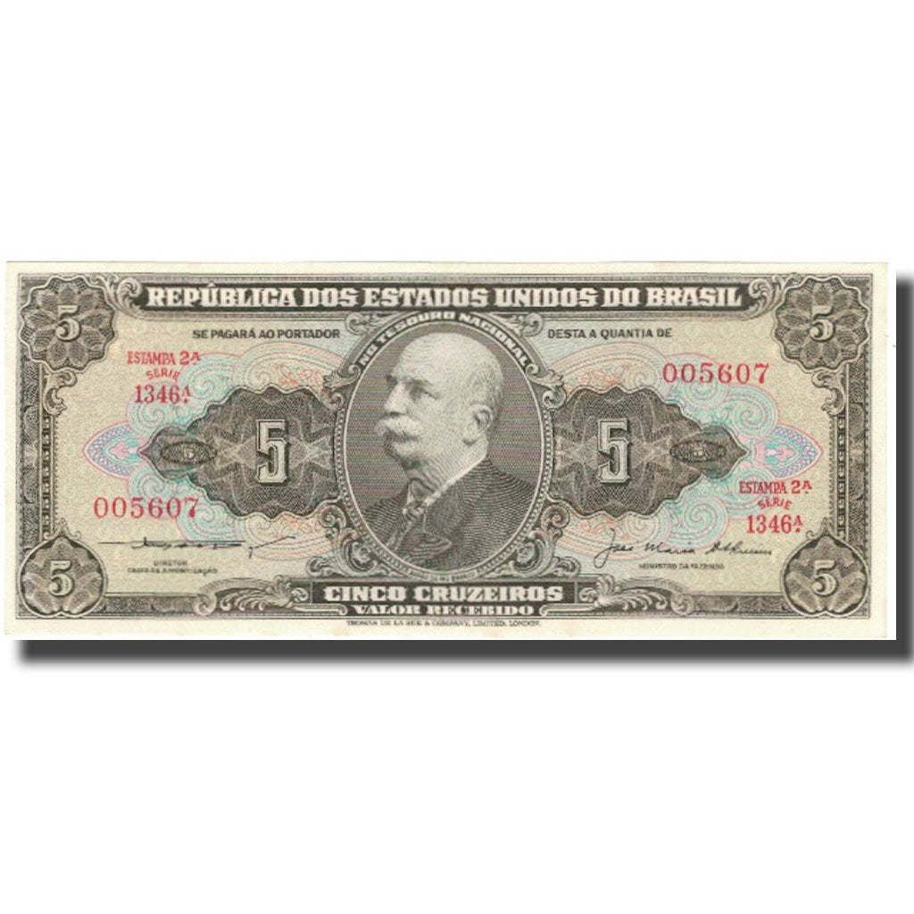 Banconote, Brasile, 5 Cruzeiros, KM:158c, SPL+