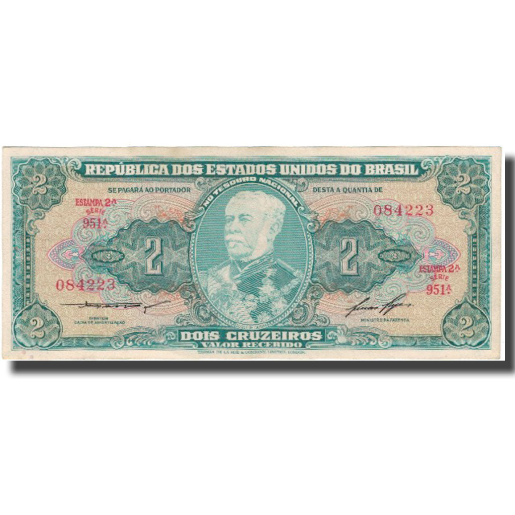 Nota, Brasil, 2 Cruzeiros, KM:157Ab, UNC(63)