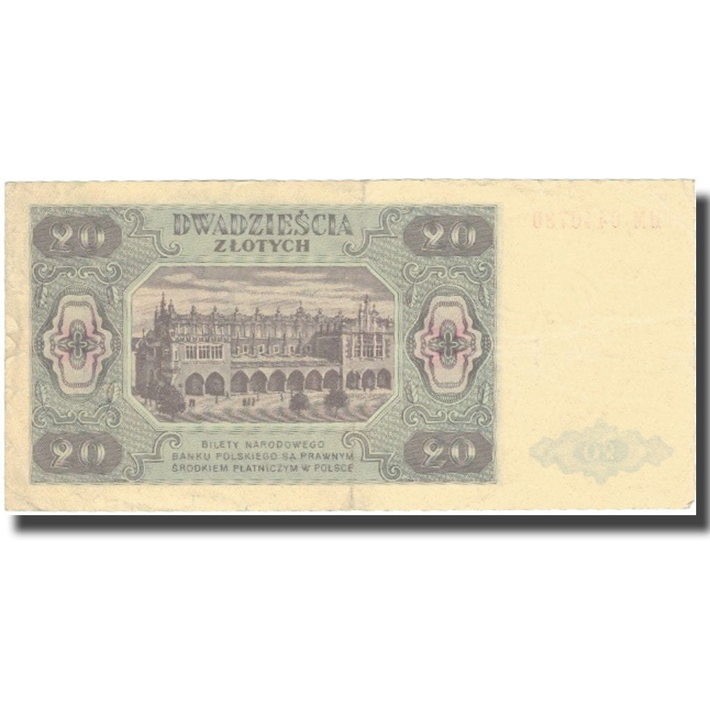 Billet, Pologne, 20 Zlotych, 1948, 1948-07-01, KM:137, TTB+
