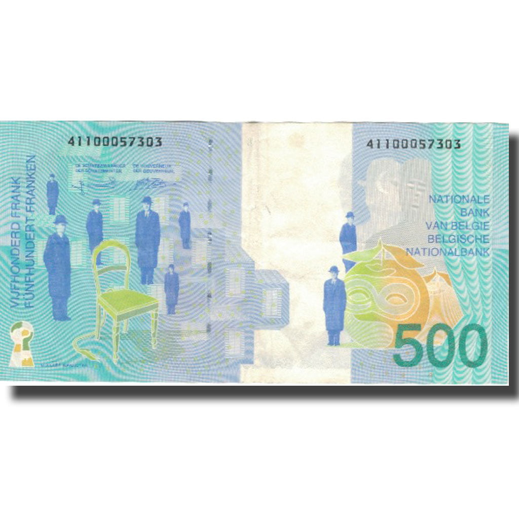 Geldschein, Belgien, 500 Francs, Undated (1998), KM:149, SS