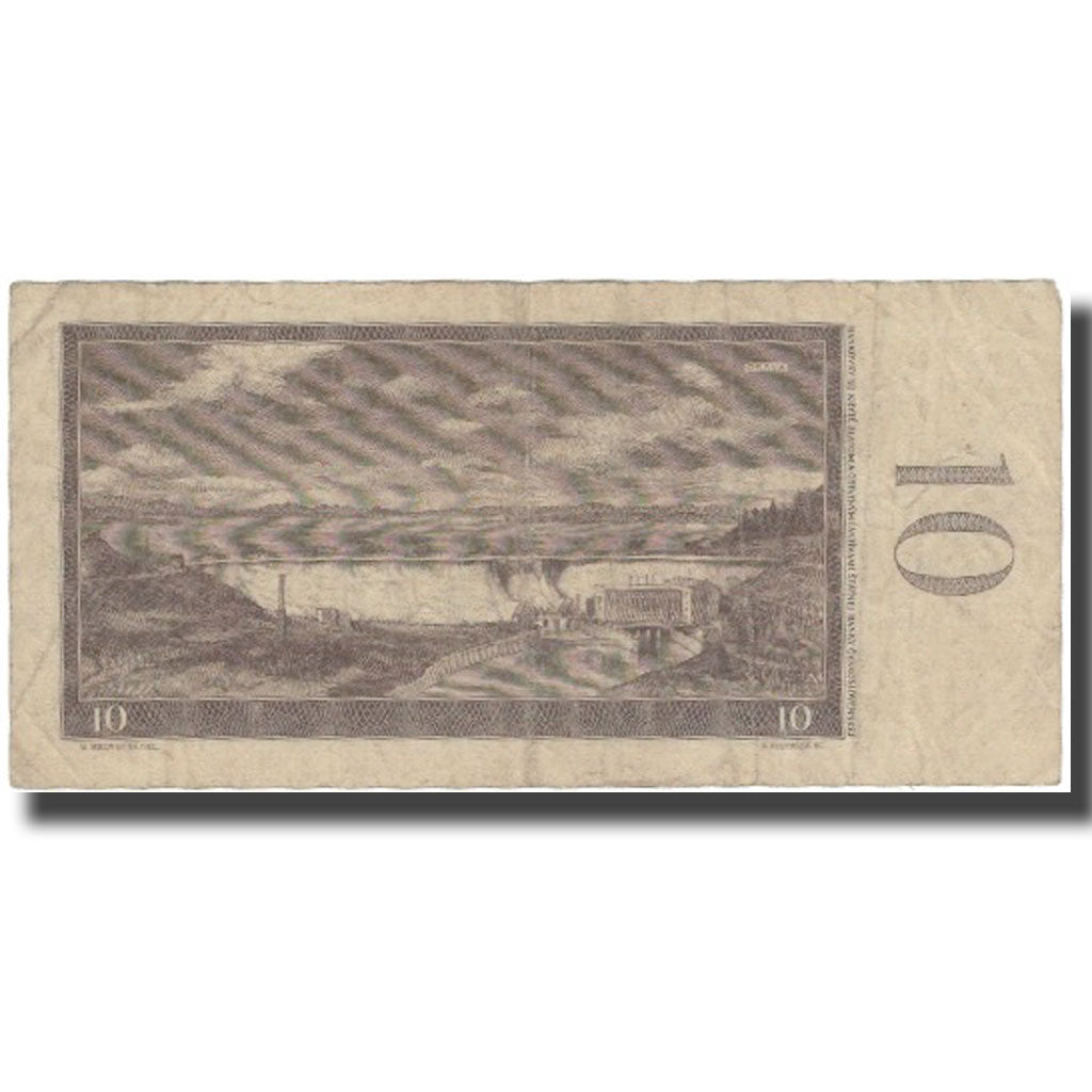 Banconote, Cecoslovacchia, 10 Korun, 1960, KM:88b, MB