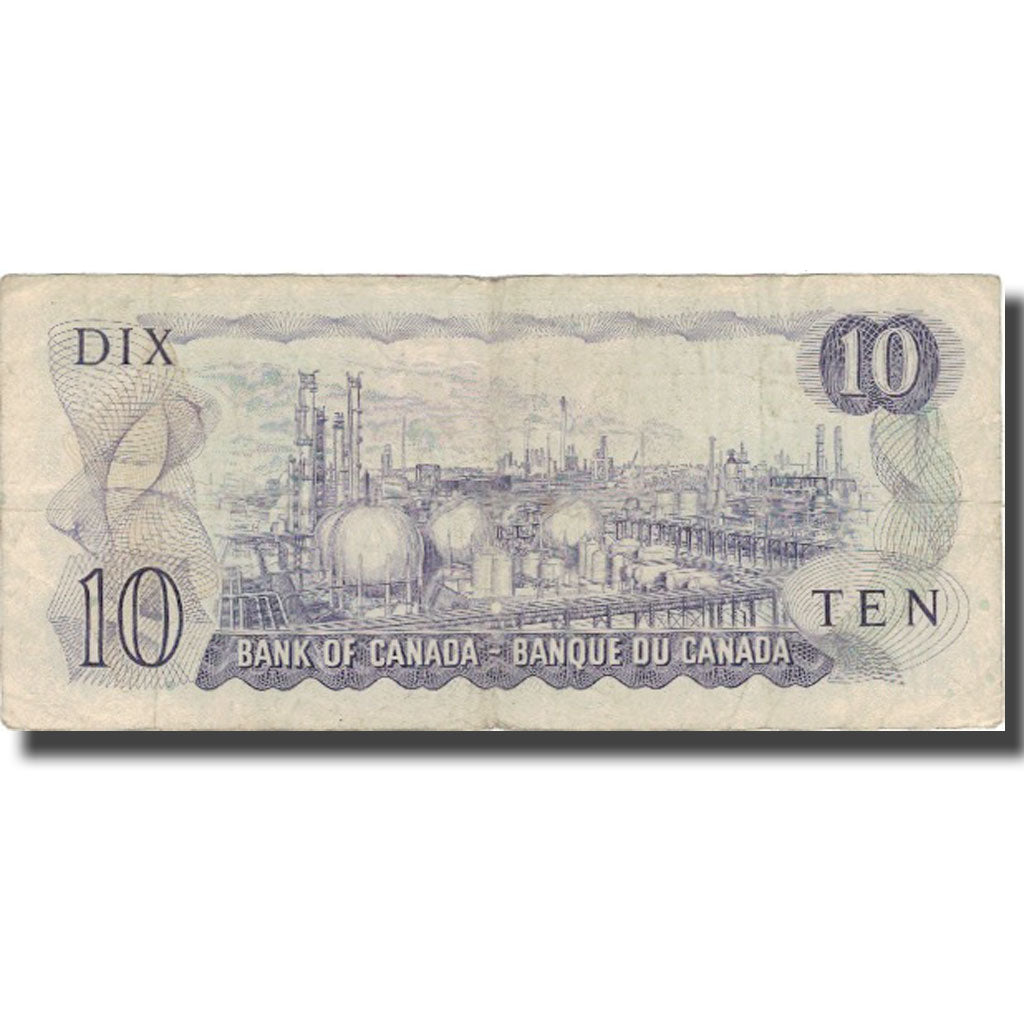 Billet, Canada, 10 Dollars, 1971, KM:88c, TB