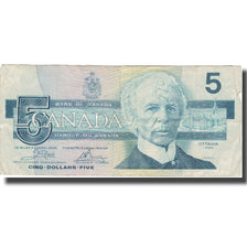 Billete, 5 Dollars, 1986, Canadá, KM:95a2, BC+