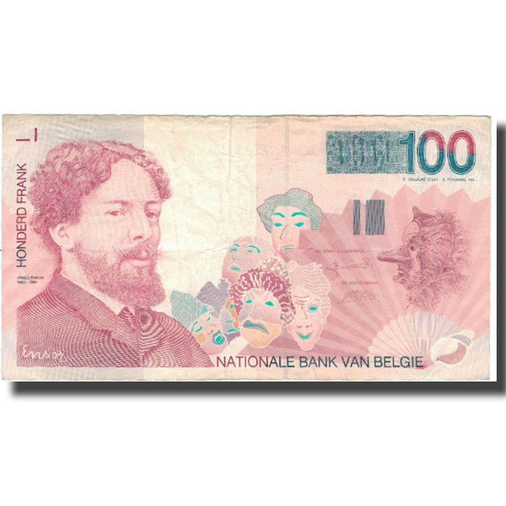 Geldschein, Belgien, 100 Francs, KM:147, S+