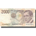 Banconote, Italia, 2000 Lire, 1990-1992, Undated (1990-92), KM:115, BB