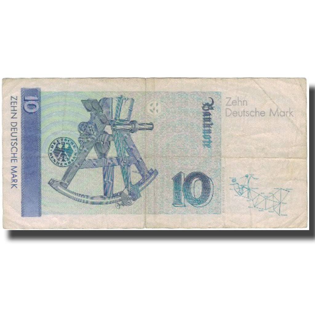 Geldschein, Bundesrepublik Deutschland, 10 Deutsche Mark, 1989, 1989-01-02