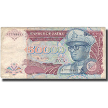 Banknote, Zaire, 50,000 Zaïres, 1988-1992, 1991-04-24, KM:40a, F(12-15)