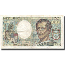 France, 200 Francs, Montesquieu, 1983, VF(20-25), Fayette:70.3, KM:155a