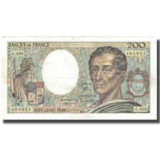 Francia, 200 Francs, Montesquieu, 1986, MBC, Fayette:70.6, KM:155a