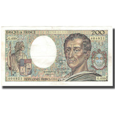 France, 200 Francs, Montesquieu, 1986, TTB, Fayette:70.6, KM:155a