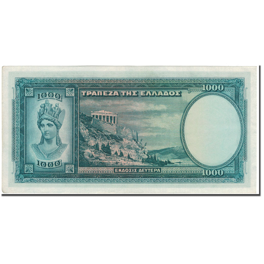 Geldschein, Griechenland, 1000 Drachmai, 1939, 1939-01-01, KM:110a, SS+