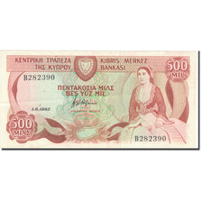 Geldschein, Zypern, 500 Mils, 1982, 1982-06-01, KM:45a, SS