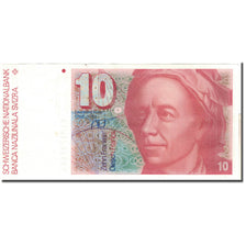 Geldschein, Schweiz, 10 Franken, 1979, KM:53a, SS+