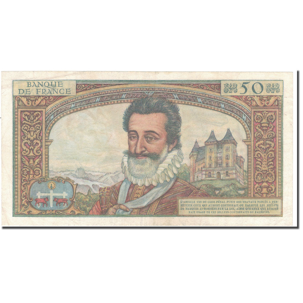 France, 50 Nouveaux Francs, Henri IV, 1959, 1959-11-05, TTB, Fayette:58.4