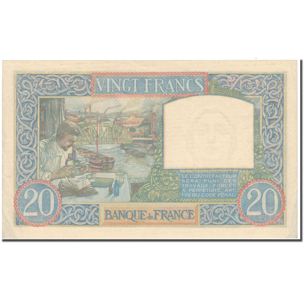 Francia, 20 Francs, Science et Travail, 1941, 1941-07-17, BB, Fayette:12.16