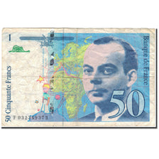 França, 50 Francs, St Exupéry, 1997, VF(20-25), Fayette:73.4, KM:157Ad