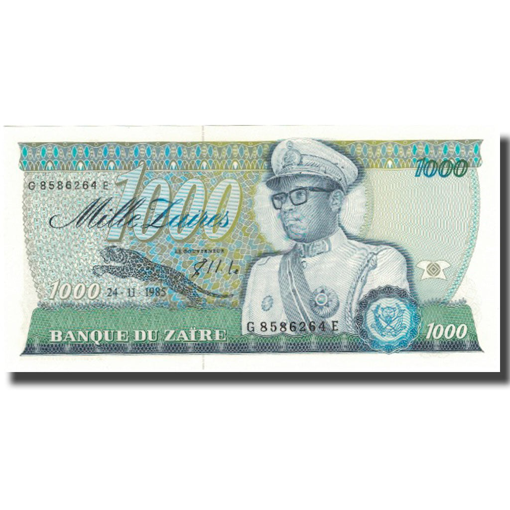 Banknote, Zaire, 1000 Zaïres, 1985, 1985-11-24, UNC(65-70)