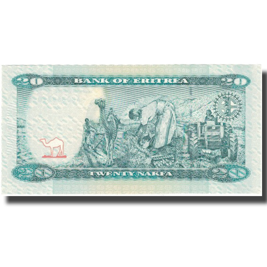 Geldschein, Eritrea, 20 Nakfa, 2012-05-24, KM:New, UNZ
