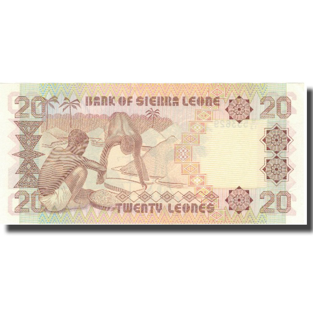 Banconote, Sierra Leone, 20 Leones, 1988, 1988-04-27, KM:16, SPL