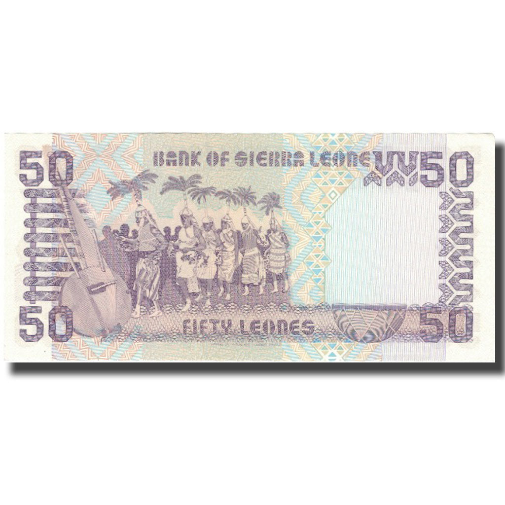 Billet, Sierra Leone, 50 Leones, 1989, 1989-04-27, KM:17b, NEUF