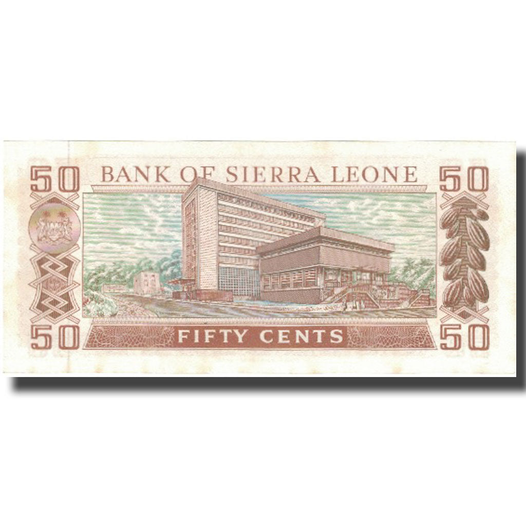 Banconote, Sierra Leone, 50 Cents, 1980, 1980-07-01, KM:9, BB