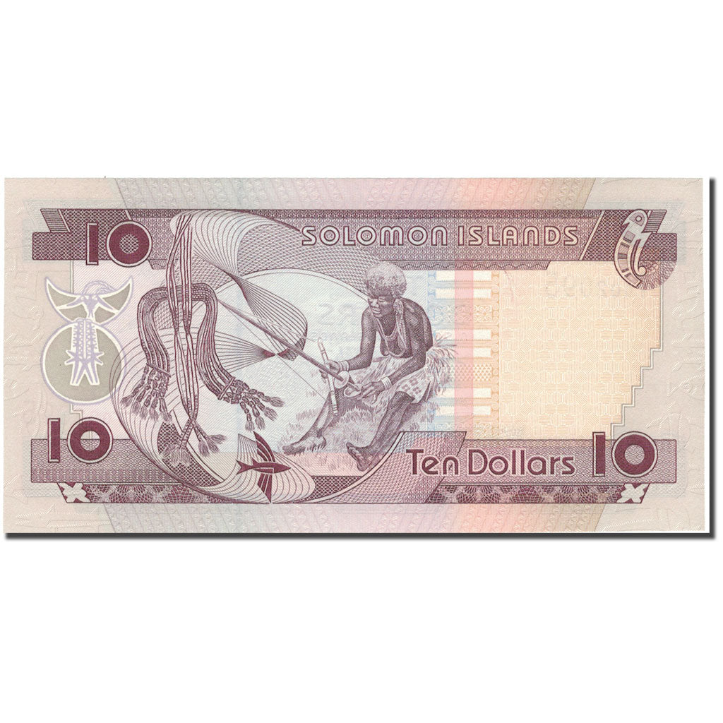 Billet, Îles Salomon, 10 Dollars, 1996-1997, Undated (1996), KM:20, NEUF