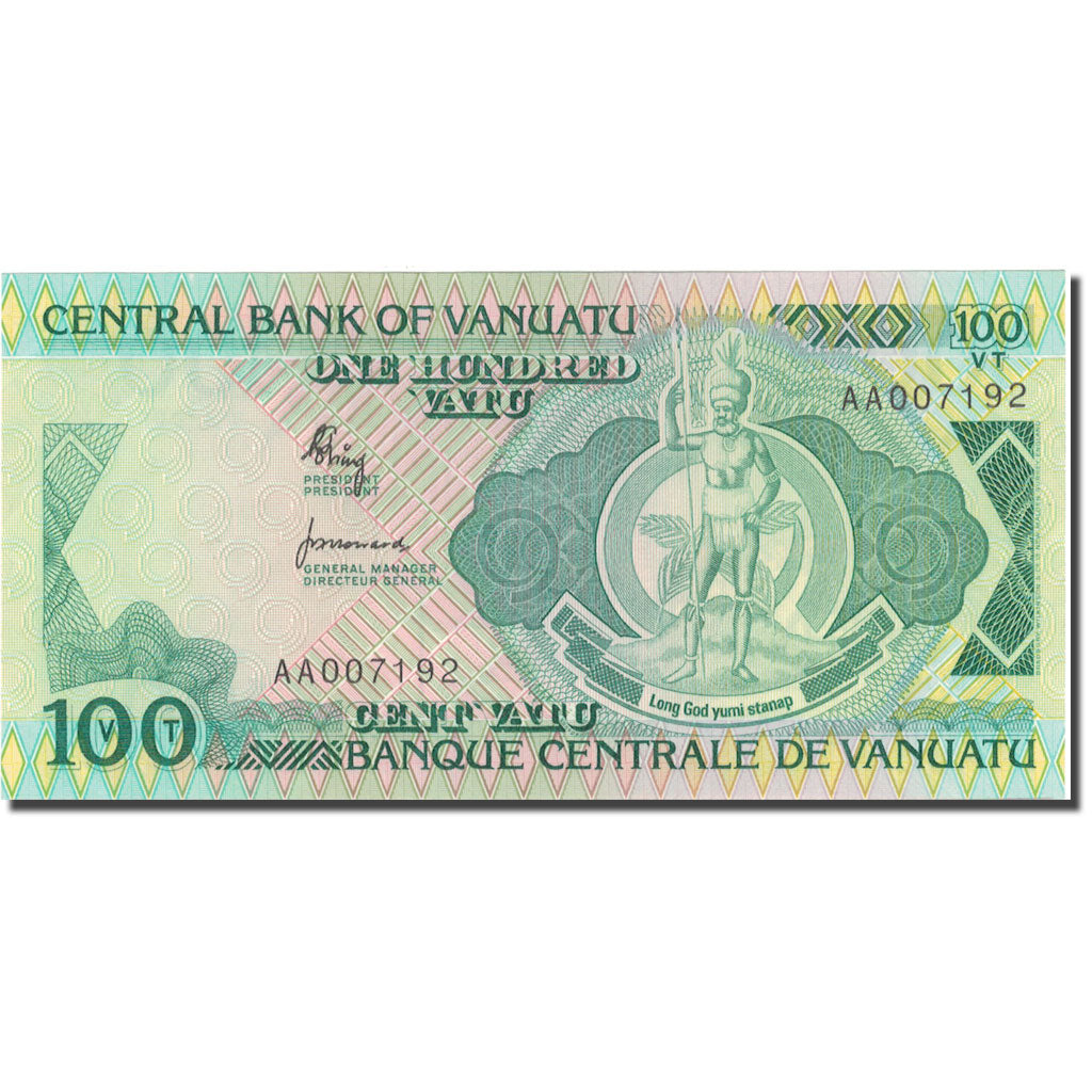 Billet, Vanuatu, 100 Vatu, KM:1a, NEUF