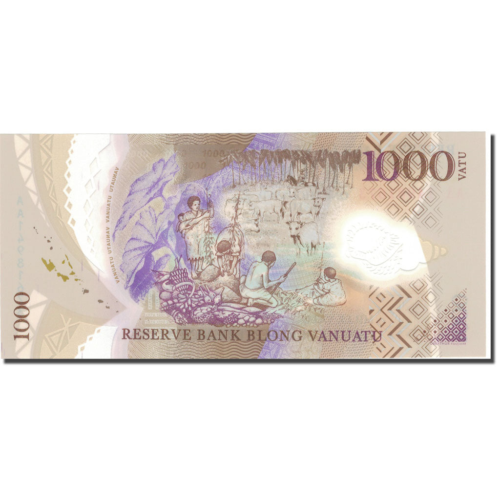 Banknote, Vanuatu, 1000 Vatu, 2014, 2014, KM:13, UNC(65-70)