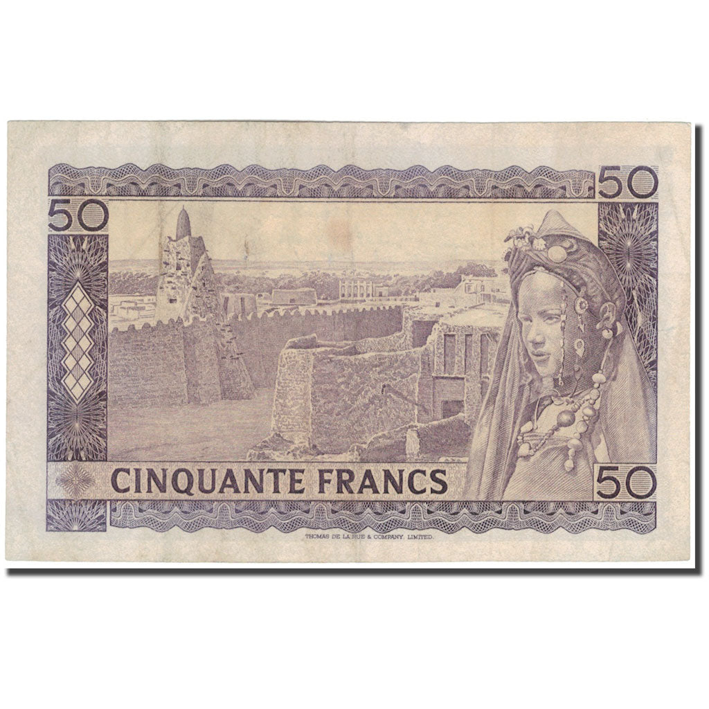 Banknote, Mali, 50 Francs, 1960, 1960-09-22, KM:6a, EF(40-45)