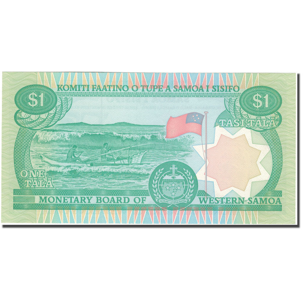 Geldschein, Westsamoa, 1 Tala, KM:19, UNZ